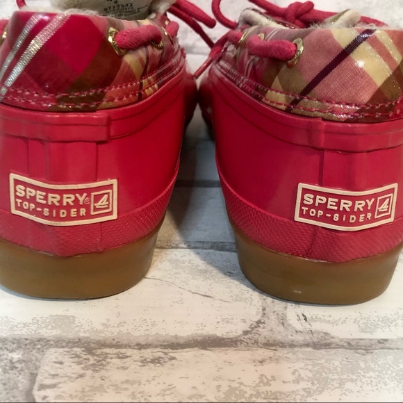 Sperry Hot Pink Waterproof Rubber Boot - Picture 7 of 9
